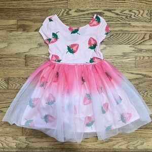 Zunie size 6X beautiful pink strawberry dress